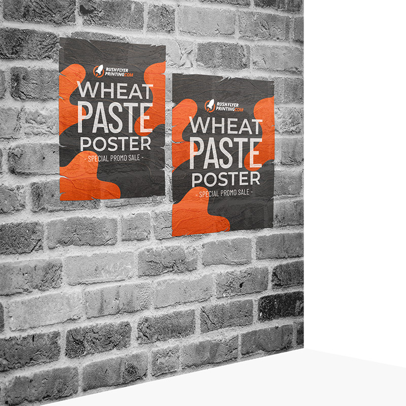 Wheatpaste Poster Printing